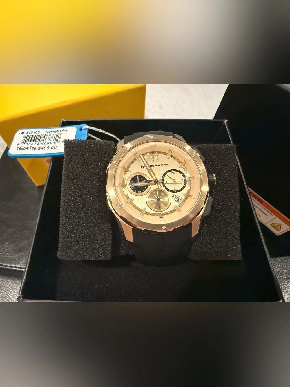 TechnoMarine Ocean Nomad Men's Watch - 43mm. Black (TM-318105)